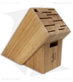 Shun 11-Slot Angled Bamboo Kitchen Block - DM0831