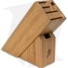 Shun 6-Slot Bamboo Slimline Wood Kitchen Block (DM0845)