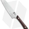 Shun Kanso 7" Hollow-Ground Santoku Kitchen Knife Wenge Wood