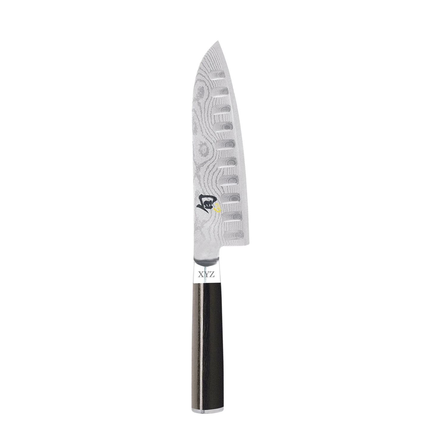 Shun Classic - 7" Hollow Ground Santoku Knife- Personalized Engraving Available - Image 2