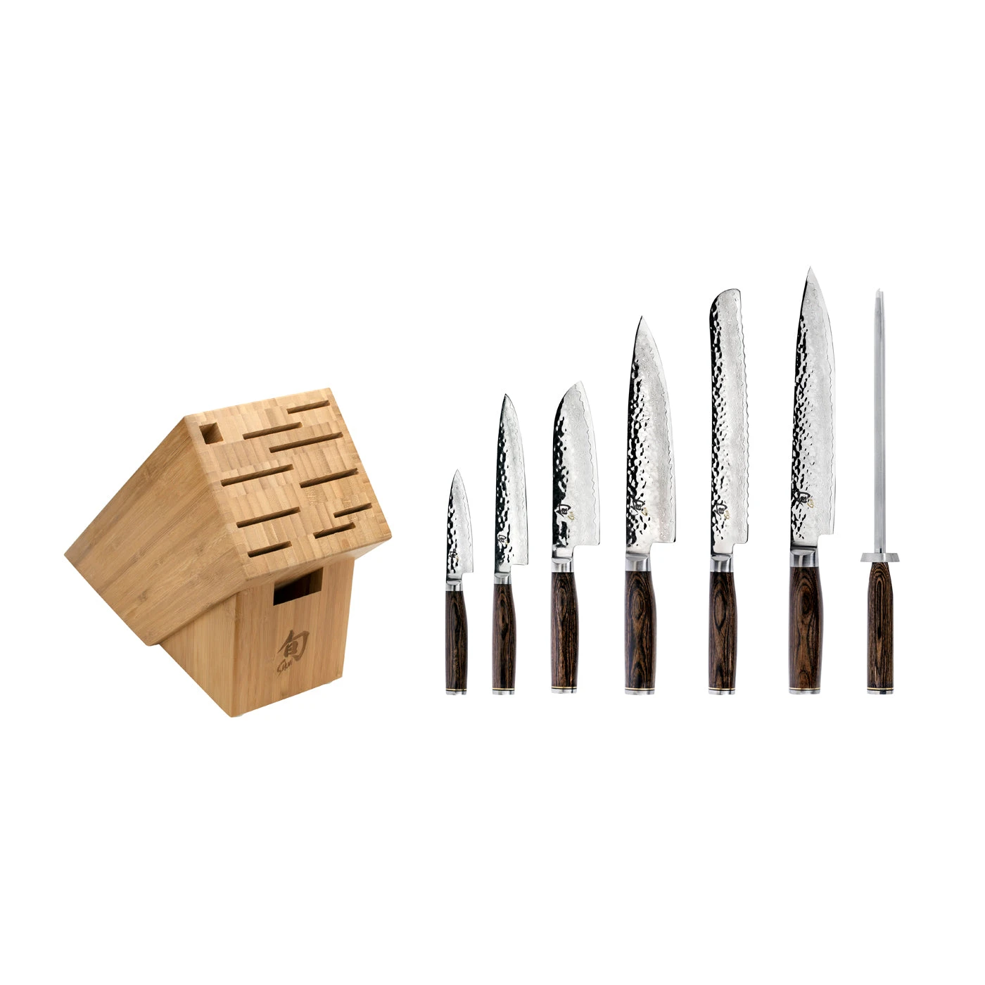 Shun Premier - 8 Pc. Professional Knife Block Set